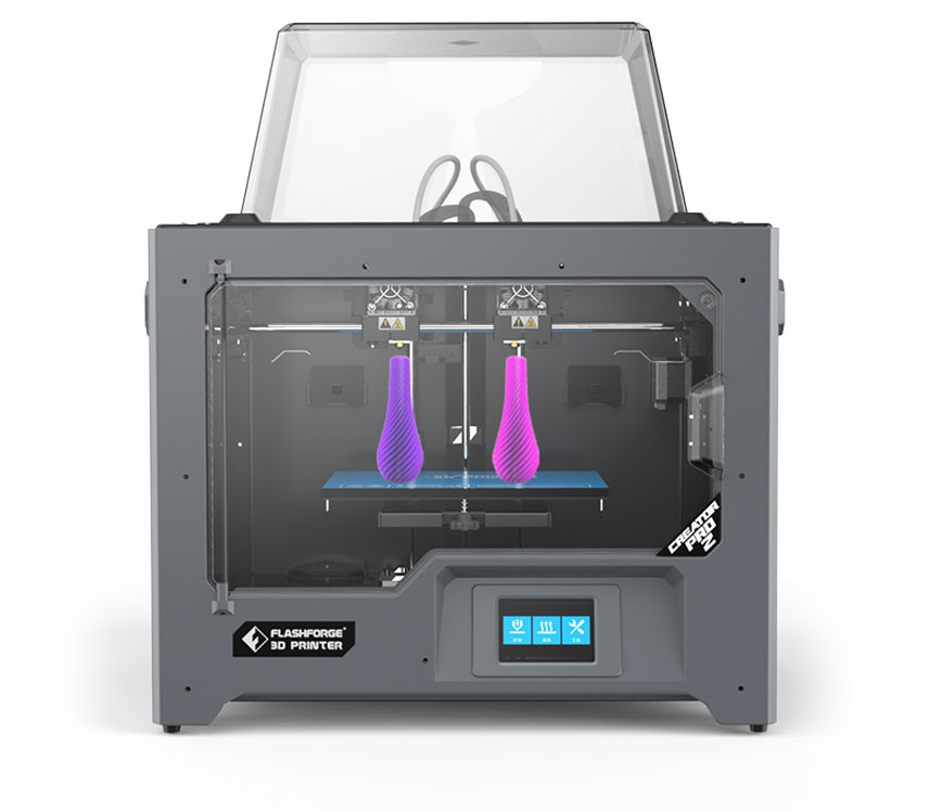 Flashforge Creator Pro 2 3d printer independent dual extruder system | Flashforgeshop