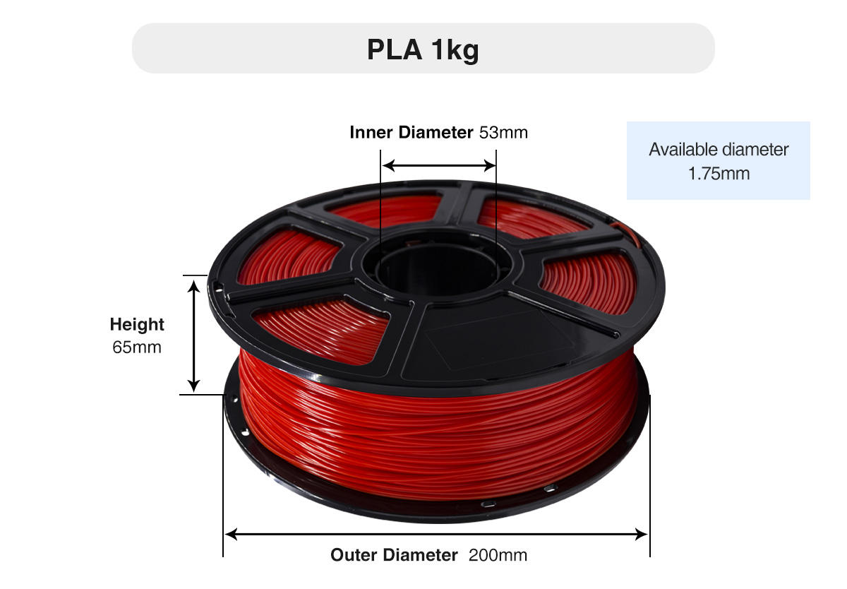 VOXELPLA PLA Plus (Pro) Cool White 1.75mm Filament (1kg)