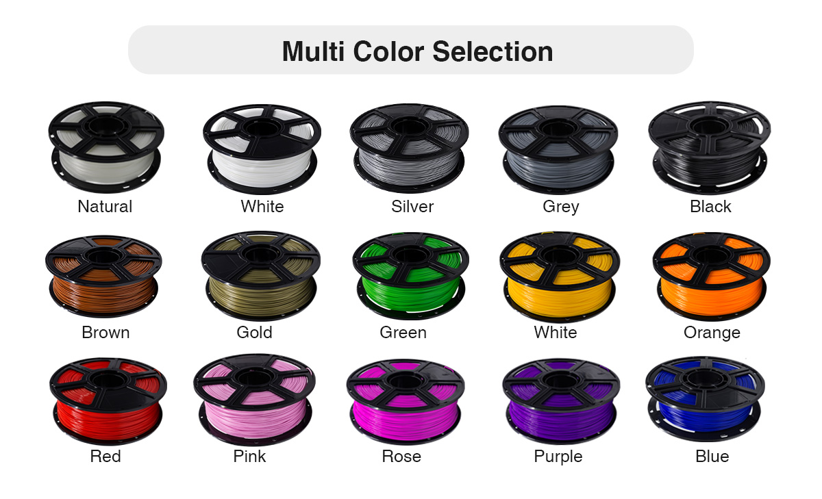 Flashforge PLA 3D Printing Filament Multiple Color Selection | Flashforgeshop