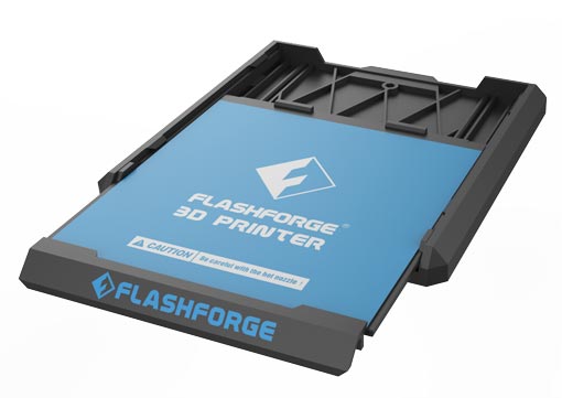 Flashforge Finder Lite 3d printer removable build plate for easy 3d objects removal | Flashforgeshop