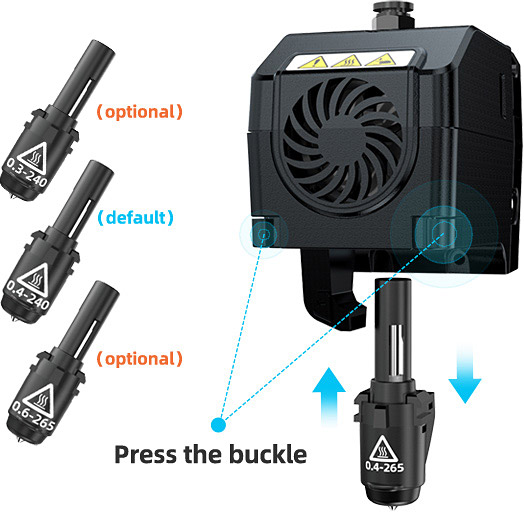 Flashforge Adventurer 4 Demountable Nozzle Design | Flashforgeshop