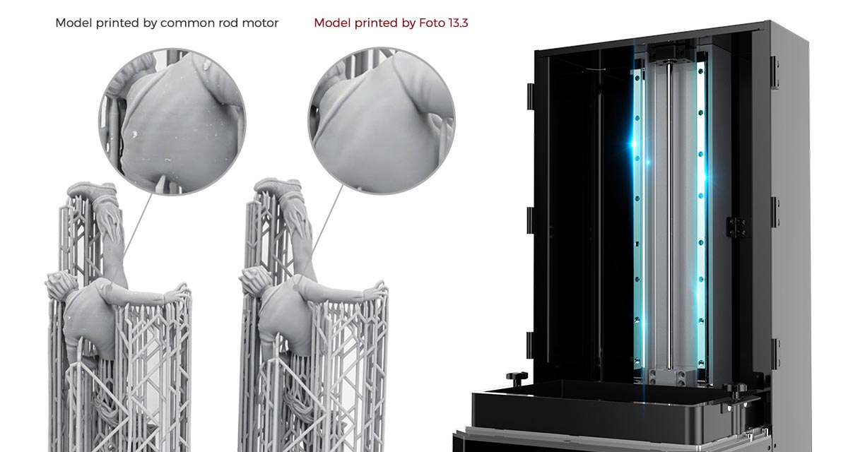 Flashforge Foto 13.3 4K mono LCD resin 3D-printer monochrome liqcreate resin fepshop engineering fast low odor photopolymer resina epoxy