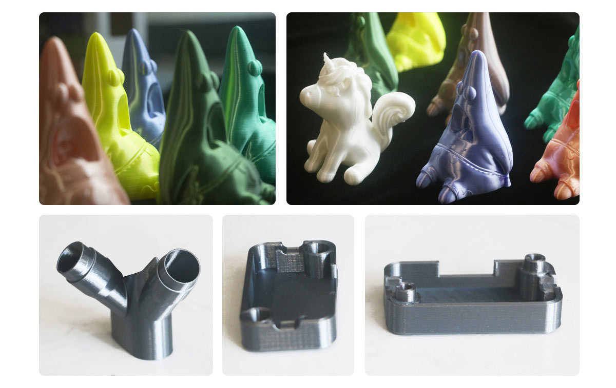 Glänzende Seide PLA 3D Drucker Filament Modell Anzeige | Flashforgeshop