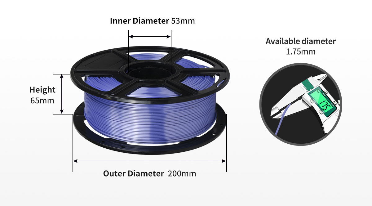 pla silk filament 1.75mm | Flashforgeshop