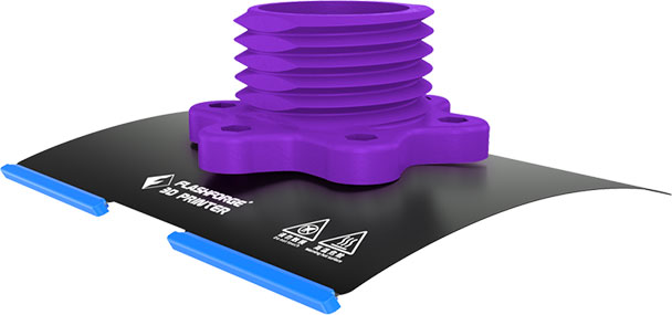 Flexible build plate over the heating board | creator 3 pro FDM 3D printer