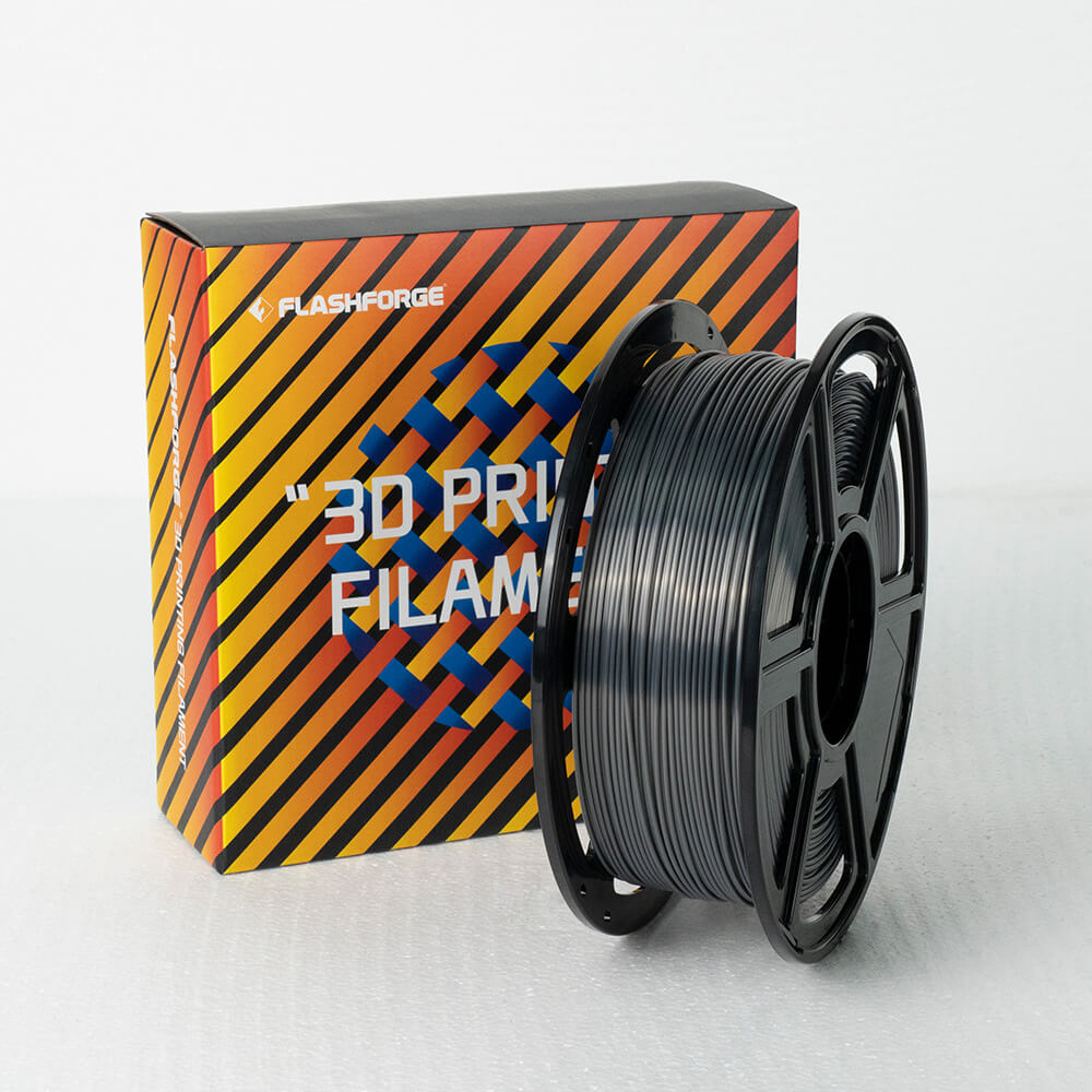 Flashforge PLA Silk Filament 1.75mm 1KG Spool - Gray