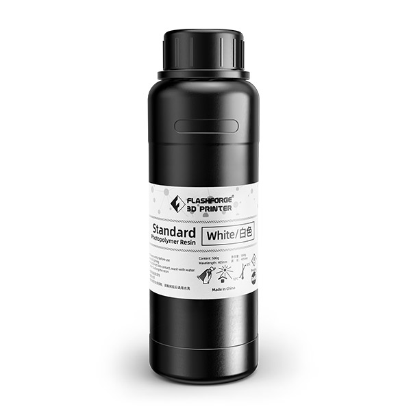 Flashforge LCD 405nm UV-Curing Standard Resin 0.5KG Bottle
