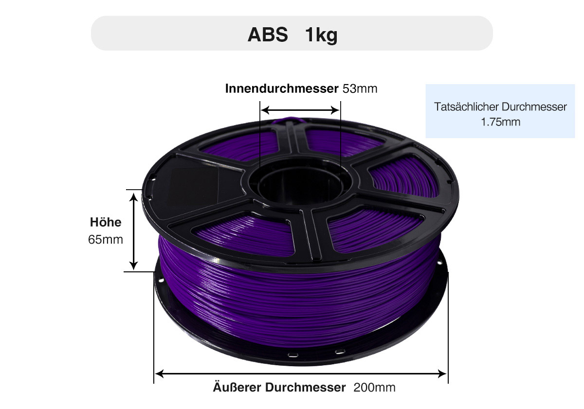 Flashforge ABS 3D Printing Filament Diameter | Flashforgeshop