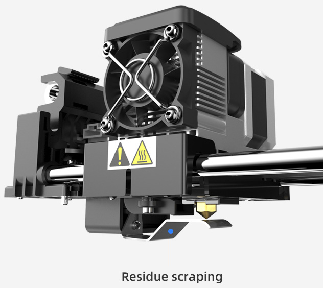 Residue scraping design for Creator Pro 2 | Flashforgeshop