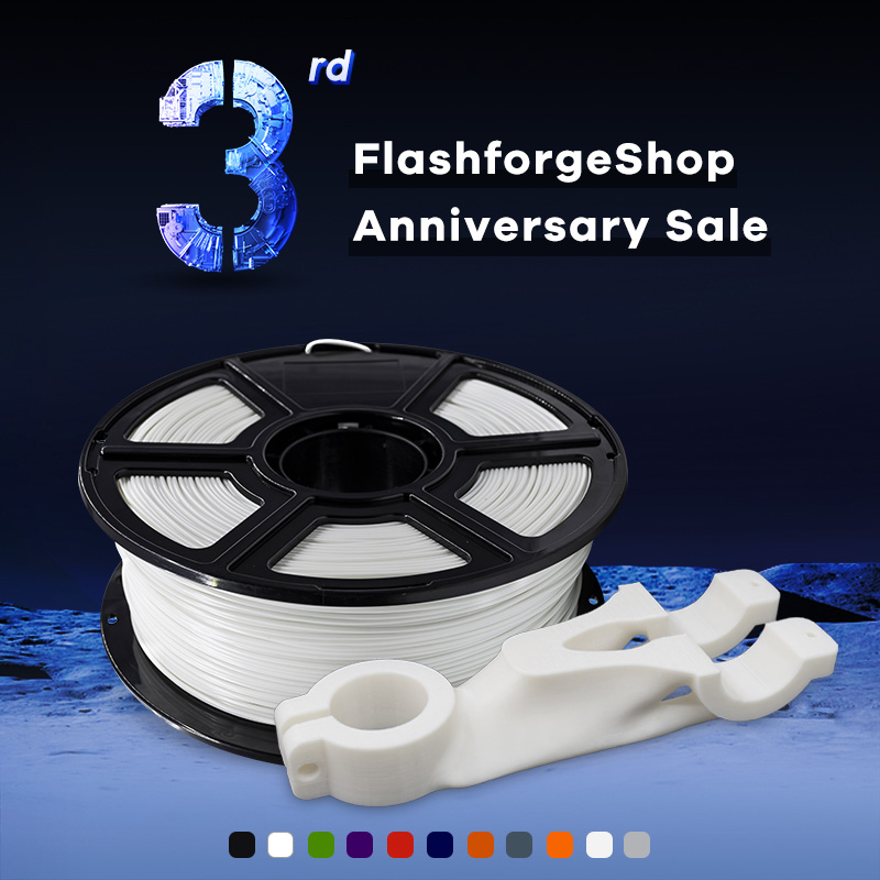 Flashforge ABS Pro Filament 1.75mm 1KG Spool