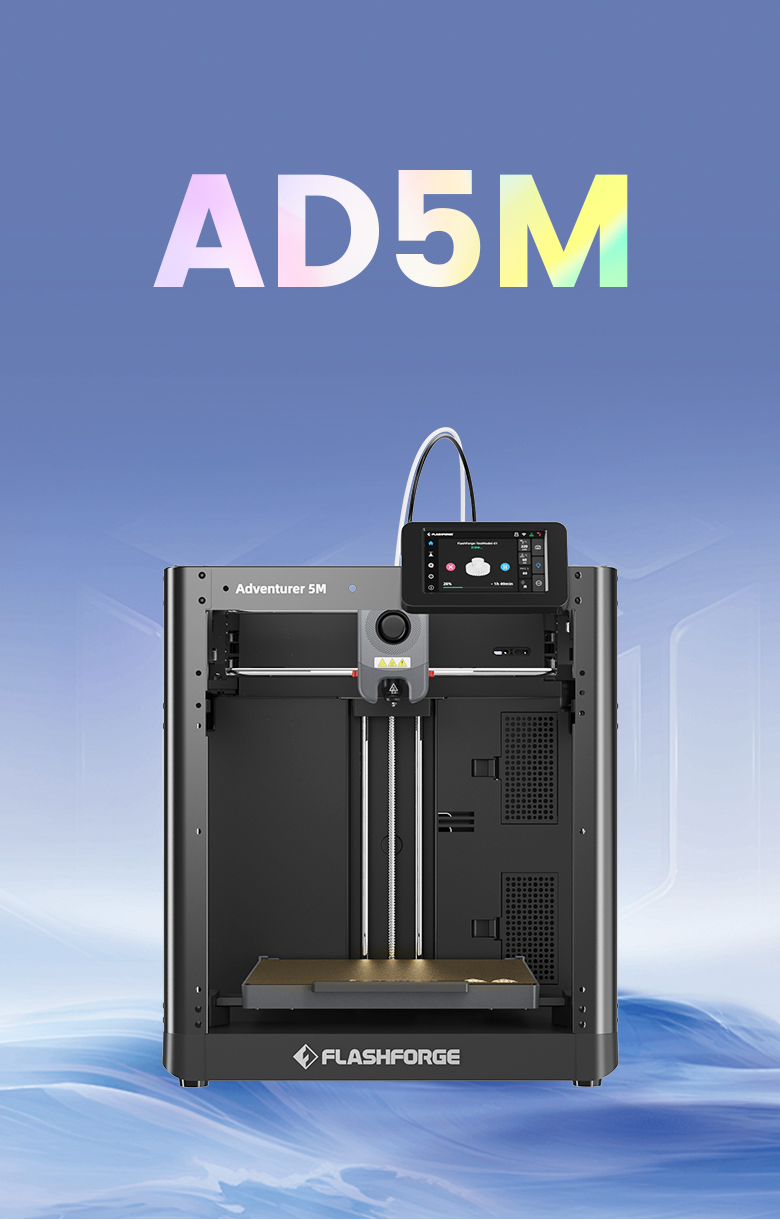 Flashforge Adventurer 5M Core XY with Open Frame 3D Printer