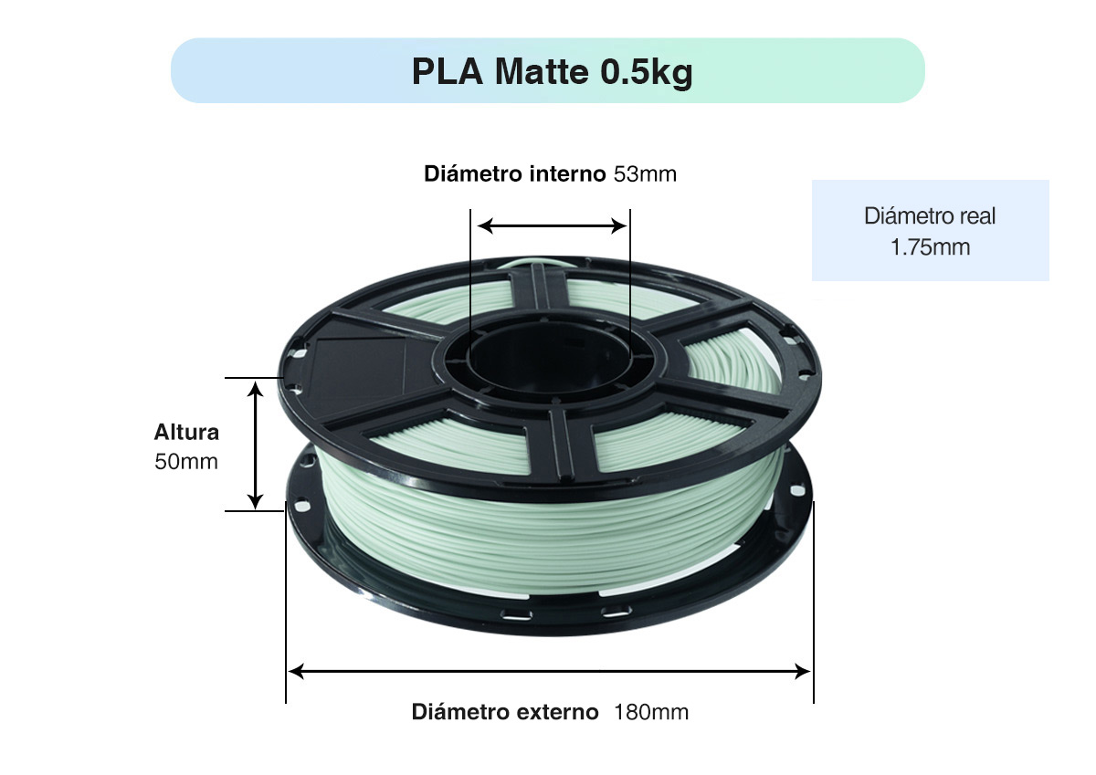 Flashforge Matte PLA Filament 1kg/roll Diameter | Flashforgeshop