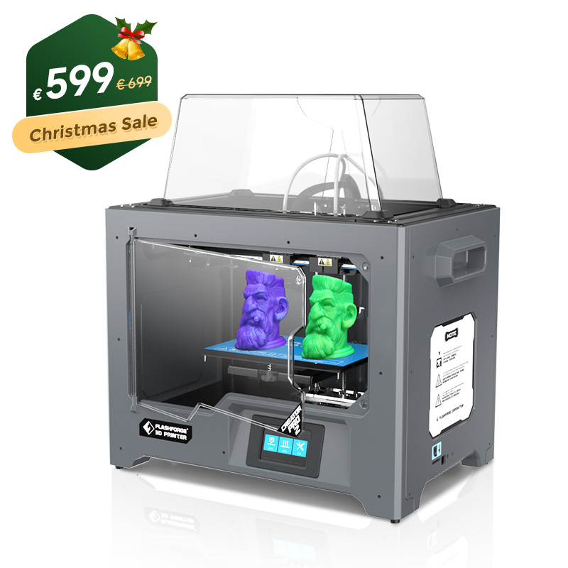 Impresora 3D Flashforge Creator Pro 2 Extrusor Dual Independiente Ofrece Mayor Productividad y Más Posibilidad