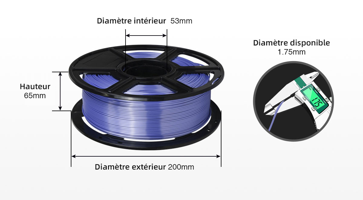 Filament PLA Silk Diameter