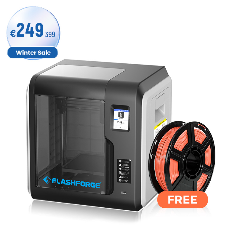 Flashforge Adventurer 3 Lite Imprimante 3D avec Calibration Automatique et Super Rapport Coût-Efficacité à usage familial